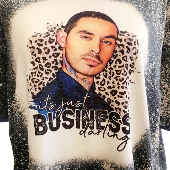 Whiskey Kiss Tops - Good Girls Rio Bleach Dye Graphic Tee